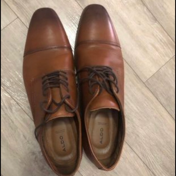 Brown Leather Also Men’s Shoes - Picture 1 of 3